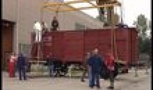 Mémoires: restauration d'un wagon de la seconde guerre mondiale